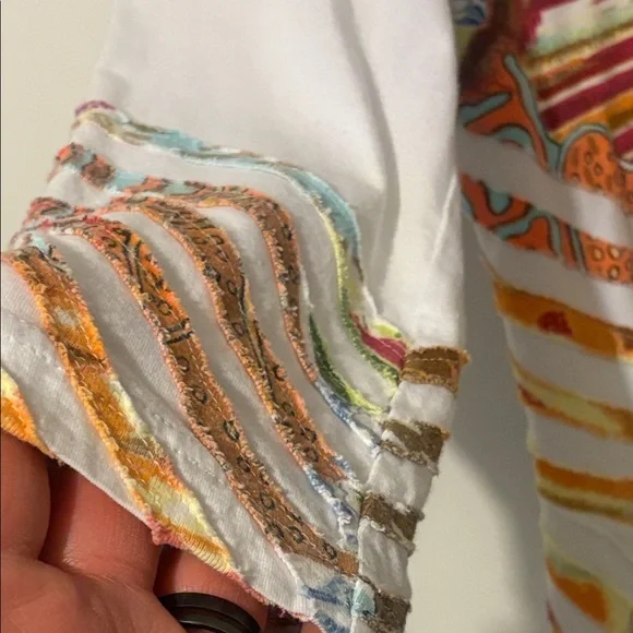 Parsley & Sage Colorful Long Sleeve Women's Top size S - Picture 4 of 6